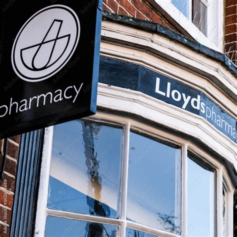 Lloyds Pharmacy Chemists Shop Front Logo And Sign Stock Photo | Adobe Stock