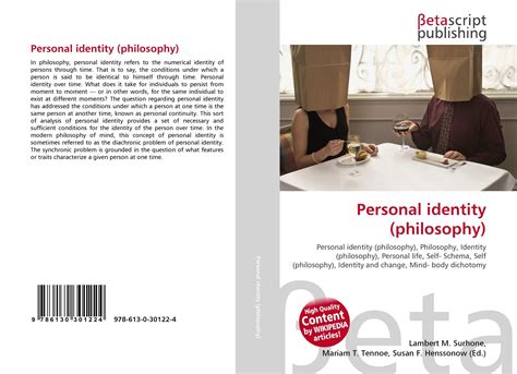 Personal identity (philosophy), 978-613-0-30122-4, 6130301227 ,9786130301224