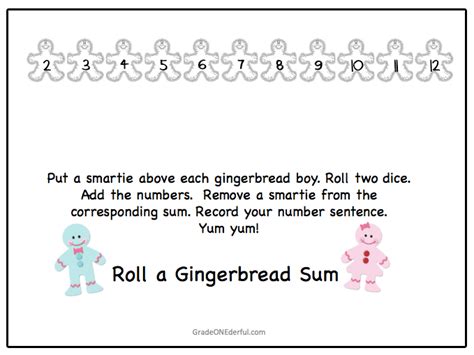 Delicious Gingerbread Math Game: Download it Now » Grade Onederful