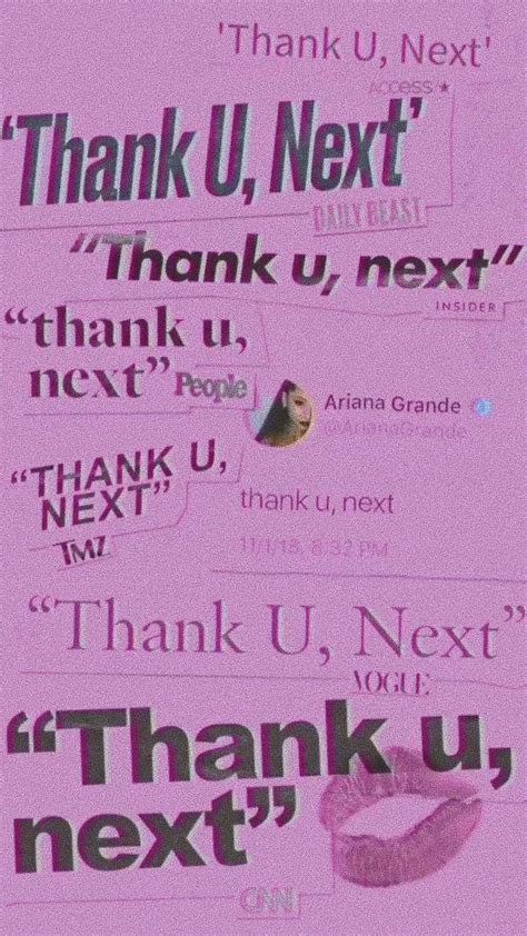 Thank U, Next Ariana Grande Wallpapers - Wallpaper Cave