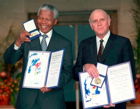 F.W. de Klerk, South Africa’s last apartheid president and Nobel Peace ...