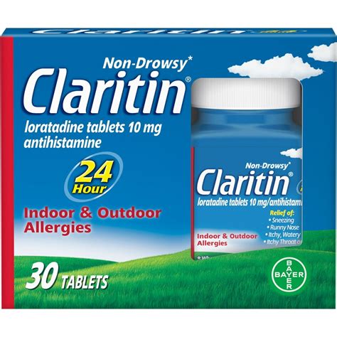 Claritin 24 Hour Allergy Medicine, Antihistamine Tablets, 30 Ct - Walmart.com - Walmart.com