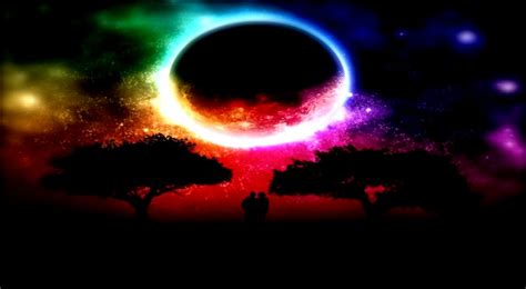 Abstract Rainbow Moon Wallpaper | Wallpapers Gallery