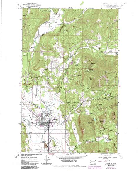 Chewelah topographic map, WA - USGS Topo Quad 48117c6