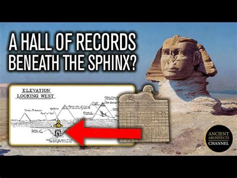 Could there be a 'Hall of Records' beneath the Great Sphinx?