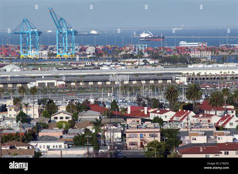 Port in San Pedro California Stock Photo, Royalty Free Image: 38900934 - Alamy