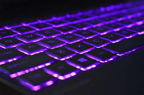 Keyboard, backlight, purple, HD wallpaper | Peakpx