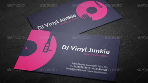 28+ DJ Business Cards Templates - Photoshop, Ms Word, Publisher, AI