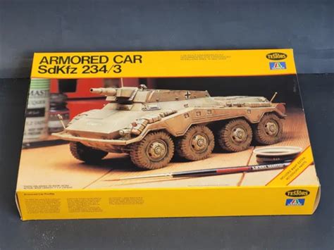 TESTORS/ITALERI ARMORED CAR SdKfz 234/3 1:35 Model Kit #773 CIB ~ T643 $39.95 - PicClick