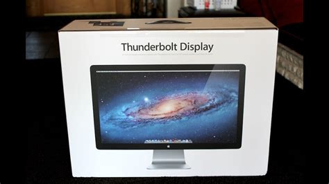 Apple Thunderbolt Display Unboxing (2011) - YouTube