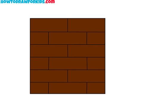 How to Draw Bricks - Easy Drawing Tutorial For Kids