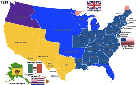 The United States, 1823 by Hillfighter on DeviantArt