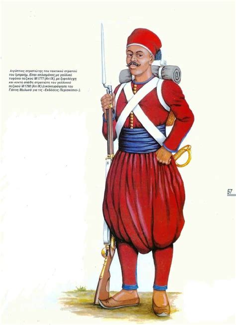 Egyptian soldier of the Ottoman Army in Greek Revolution | Army history, Soldier, Ottoman empire