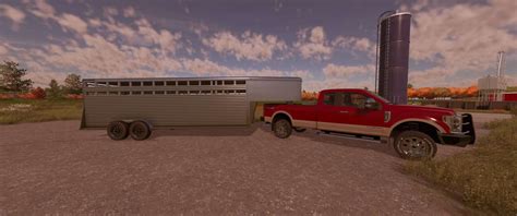 Sooner Livestock Trailer V1.0 FS22 Mod | Farming Simulator 22 Mod