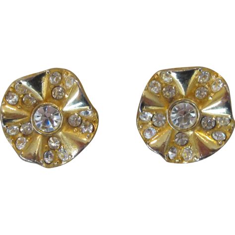 Givenchy Vintage Earrings from runwayvintage on Ruby Lane