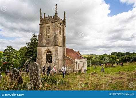 St Giles Church In The Ghost Village Of Imber In Wiltshire, UK ...