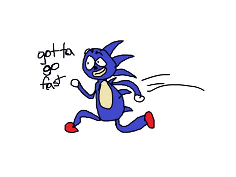 Sanic ← a humor Speedpaint drawing by Wewky - Queeky - draw & paint