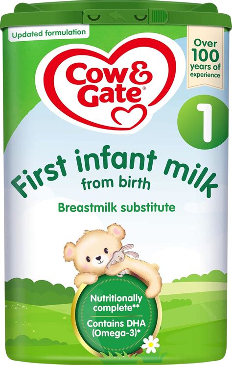 Cow & Gate 1 First Infant Baby Milk Powder Formula From Birth, 800g : Amazon.co.uk: Grocery