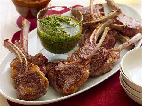 Baby Lamb Chops with Two Dipping Sauces - Tara Teaspoon