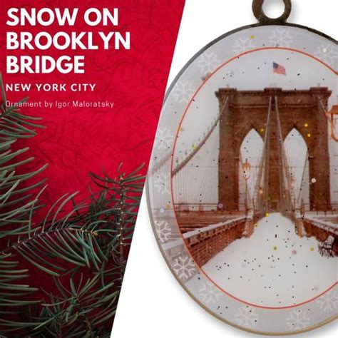 New York City Landmarks - Christmas Ornaments Gift Set - NY Christmas Gifts