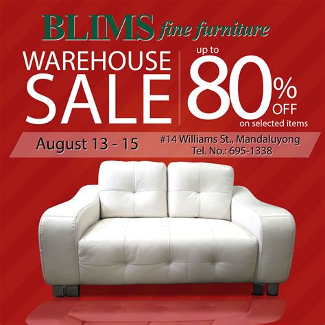 Manila Life: Blims Fine Furniture Warehouse Sale 2016