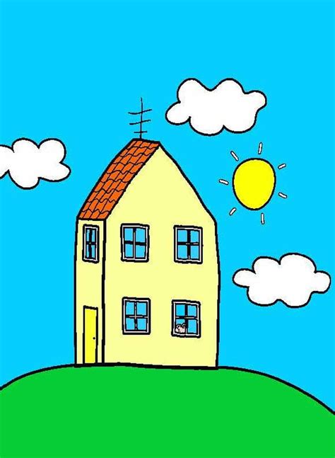 Background Peppa Pig House Wallpaper - EnWallpaper