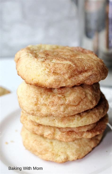 Soft And Chewy Snickerdoodles - Baking With Mom