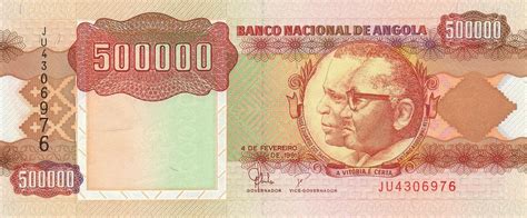 Banknote Index - Angola 500000 Kwanza: P134