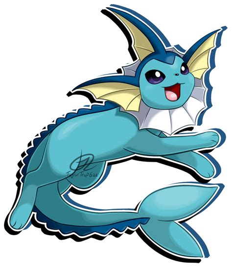 Pokemon Fan Art - Vaporeon by TaylorTrap622 on DeviantArt