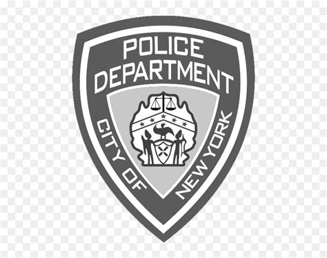 Nypd Badge Png - Nypd Logo Black And White, Transparent Png - vhv