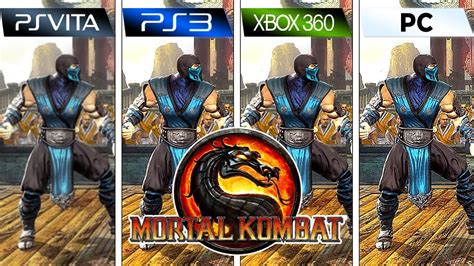 Mortal Kombat 9 (2011) PS Vita vs PS3 vs XBOX 360 vs PC (FPS + Graphics ...