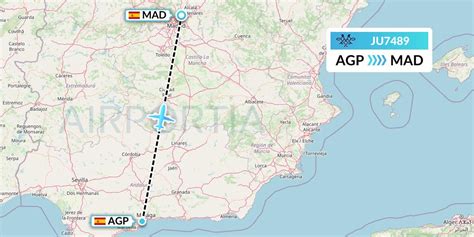 JU7489 Flight Status AirSERBIA: Malaga to Madrid (ASL7489)