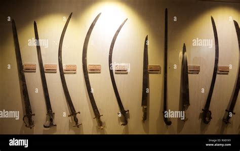 Red Fort Museum of Arms and Weapons, New Delhi, Jul 21, 2018: Arms and ...