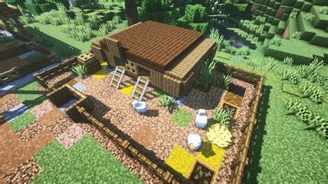 A Simple Chicken Coop Design : r/Minecraftbuilds