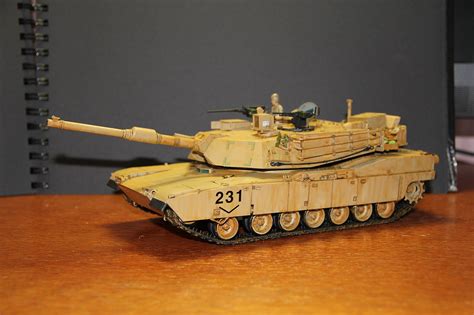 Armoured Fighting Vehicle Scale Model M1a1 Abrams Tank American Mod ...