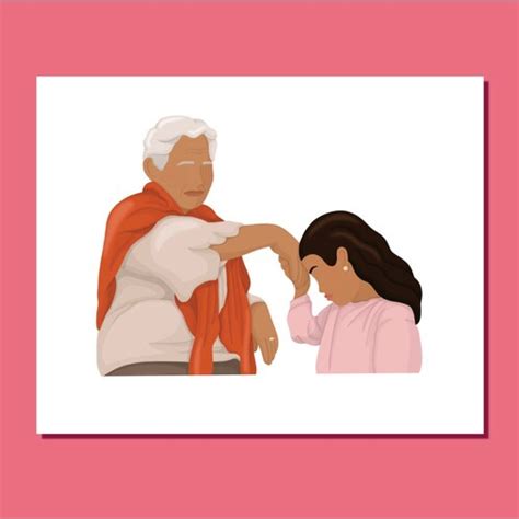 Elder Mano Po Physical Print Filipina Illustration Design - Etsy Canada