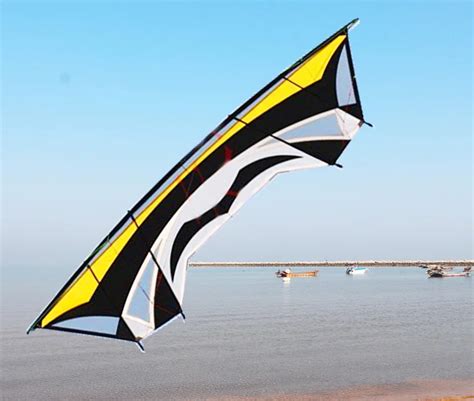 free shipping 2.8m large quad line stunt kites line outdoor power kite ...