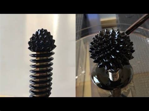 Playing With Ferrofluid! | Ferrofluid, Sculpture installation, Large ...