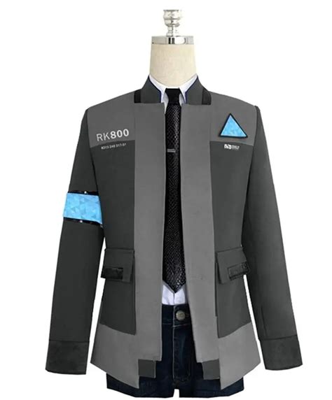 Coldker Game Detroit: Become Human Connor Rk800 Agent Suit Uniform Tight Uniform Cosplay Costume ...