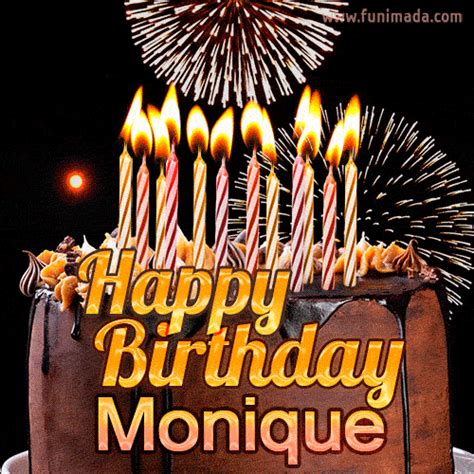 Happy Birthday Monique GIFs - Download on Funimada.com