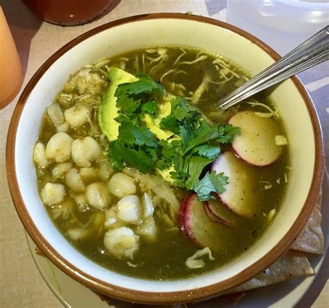 POZOLE VERDE - Traditional Chicken & Hominy Soup - Yelp Mas Tacos - Nashville Tennessee food ...