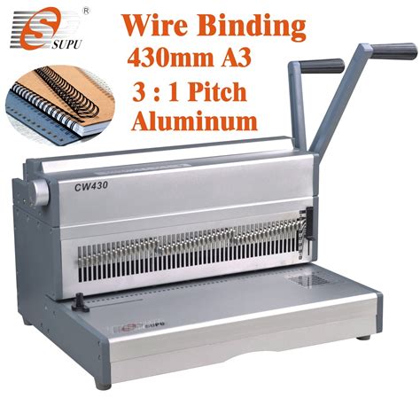 China Wire O Binding Machine A3 Size Paper Punching/Binding (CW430) - China Wire Binding Machine ...