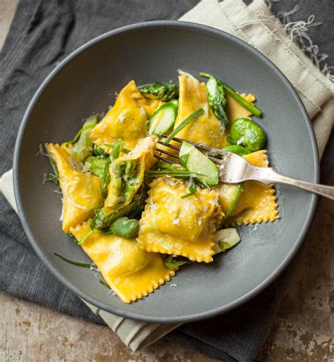 Homemade Ravioli with Fava Beans and Ricotta