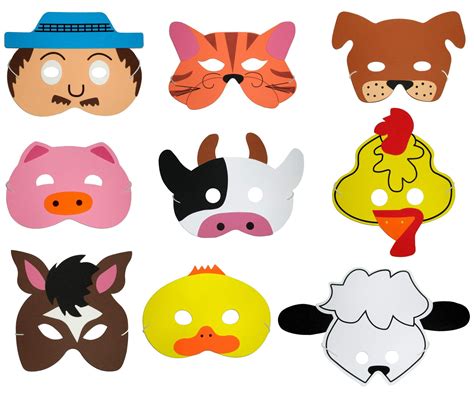 animal mask templates to modify | Animal mask templates, Animal masks ...