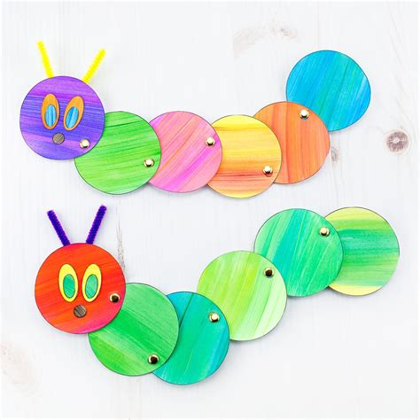 How to Make an Easy and Fun Wiggling Caterpillar Craft