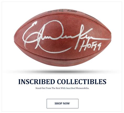 Sports Memorabilia, Autographs, Signed NFL, MLB, NBA - Fast Shipping ...