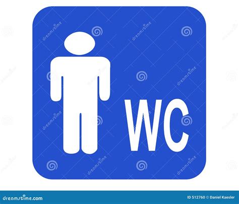 Male wc stock illustration. Illustration of closet, lavatory - 512760