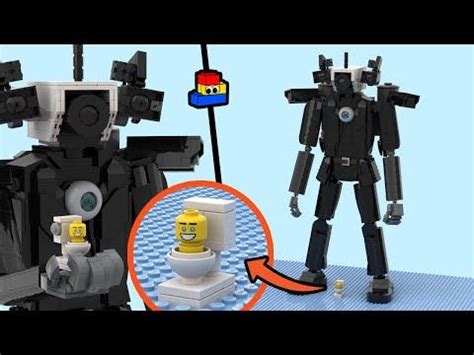 Skibidi Toilet LEGO: Building the Titan Cameraman - YouTube | Lego ...