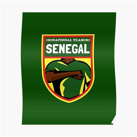 "Senegal National Team Logo" Poster for Sale by Salukeart | Redbubble