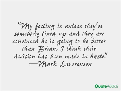 Mark Lawrenson Quotes. QuotesGram